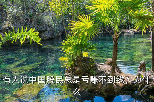 有人說中國股民總是虧賺不到錢，為什么