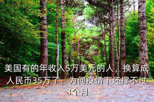美國(guó)有的年收入5萬(wàn)美元的人，換算成人民幣35萬(wàn)了，為何疫情下還撐不過(guò)3個(gè)月