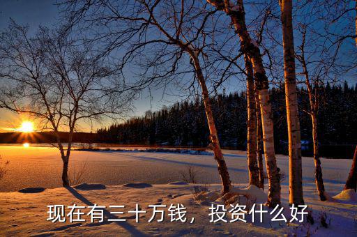 現(xiàn)在有三十萬錢，投資什么好