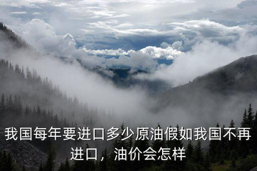 我國(guó)每年要進(jìn)口多少原油假如我國(guó)不再進(jìn)口，油價(jià)會(huì)怎樣
