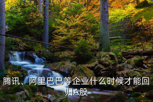 騰訊、阿里巴巴等企業(yè)什么時(shí)候才能回歸A股