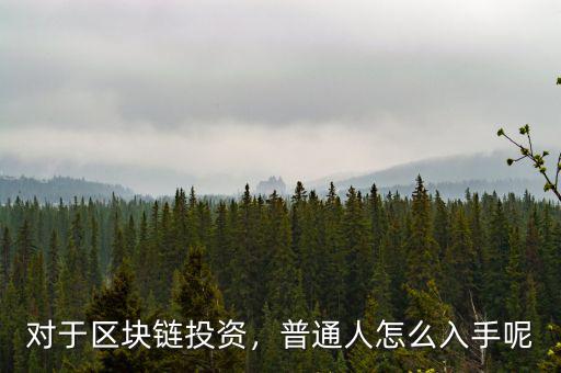 對于區(qū)塊鏈投資，普通人怎么入手呢