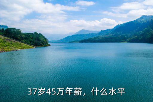 37歲45萬(wàn)年薪，什么水平