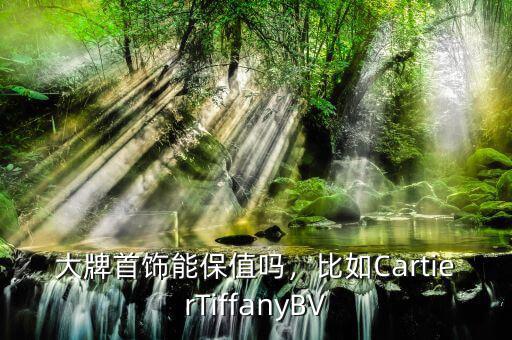 大牌首飾能保值嗎，比如CartierTiffanyBV