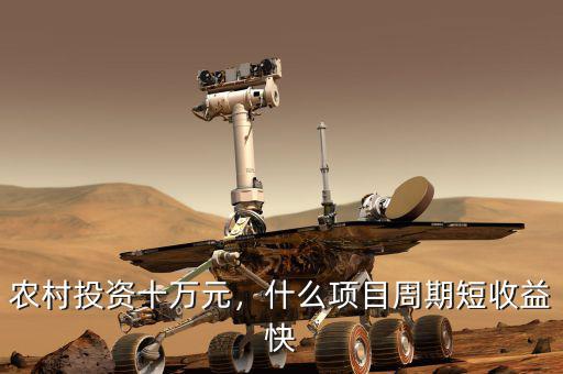 農(nóng)村投資十萬元，什么項(xiàng)目周期短收益快