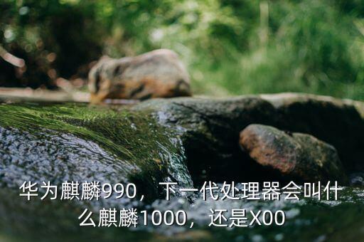 華為麒麟990，下一代處理器會叫什么麒麟1000，還是X00