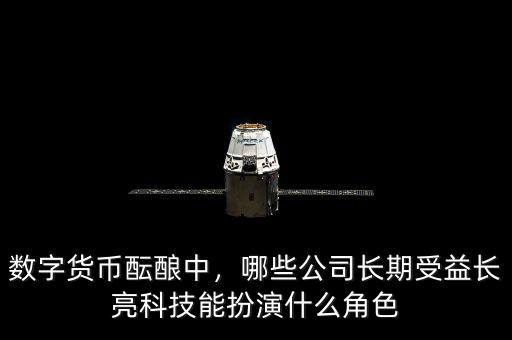 數(shù)字貨幣醞釀中，哪些公司長(zhǎng)期受益長(zhǎng)亮科技能扮演什么角色