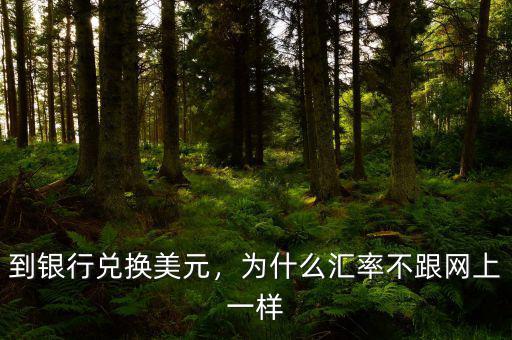 到銀行兌換美元，為什么匯率不跟網(wǎng)上一樣