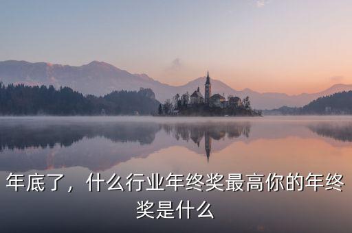 年底了，什么行業(yè)年終獎最高你的年終獎是什么
