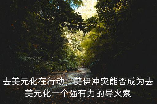 去美元化在行動，美伊沖突能否成為去美元化一個強(qiáng)有力的導(dǎo)火索