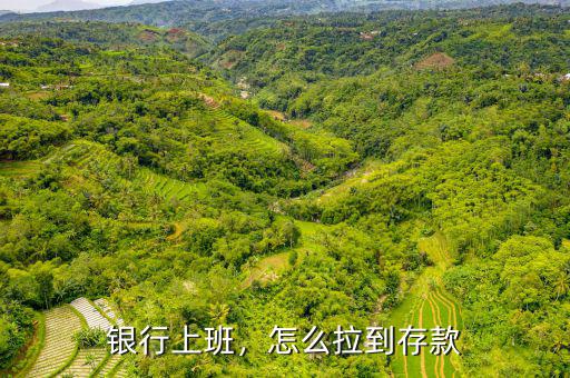 銀行上班，怎么拉到存款