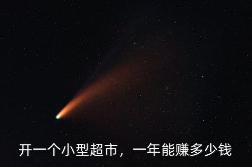 開一個(gè)小型超市，一年能賺多少錢