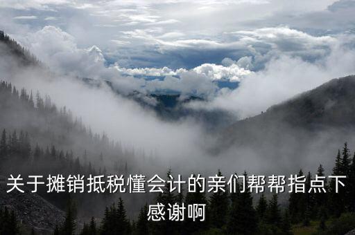 為什么所得稅費(fèi)用進(jìn)行期內(nèi)分?jǐn)?，關(guān)于攤銷(xiāo)抵稅懂會(huì)計(jì)的親們幫幫指點(diǎn)下感謝啊