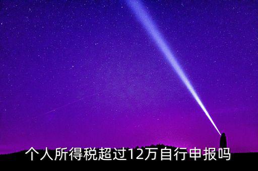 十二萬什么時候申報，年所得地12萬元以上的個人應在什么時候自行申報