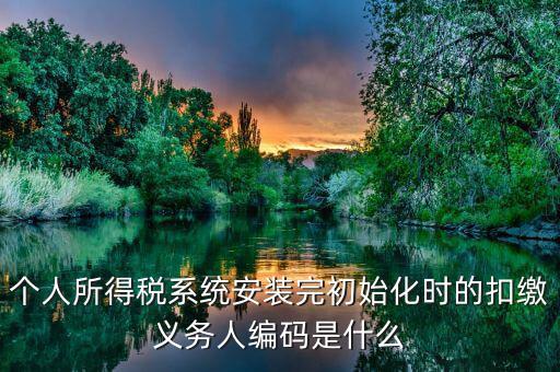 扣繳義務(wù)人編碼扣繳義務(wù)人編碼是什么，扣繳義務(wù)人編碼是什么啊