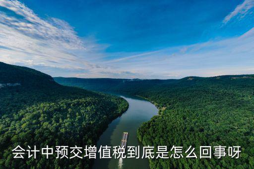 會計中預交增值稅到底是怎么回事呀