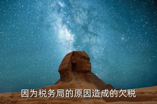 欠稅什么原因造成的，誰(shuí)能完整的解釋一下什么情況屬于欠稅假如我們四月份的稅已