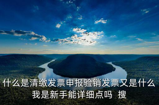 什么是清稅申報，什么叫清稅啊