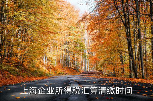 上海企業(yè)匯算清繳到什么時(shí)候，公司年度匯算清繳申報(bào)所得稅幾月結(jié)束