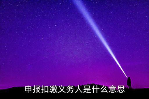 什么是非居民扣繳申報(bào)，非居民所得申報(bào)什么意思