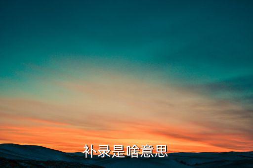 發(fā)票補(bǔ)錄是什么意思，補(bǔ)錄是什么意思