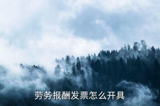 勞務(wù)發(fā)票需要帶什么手續(xù)，個(gè)人可不可以開勞務(wù)發(fā)票