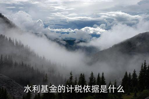 水利基金的計稅依據(jù)是什么，水利建設(shè)基金計稅依據(jù)是什么