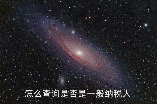 查什么時候認定是一般納稅人，如何查詢一般納稅人資格
