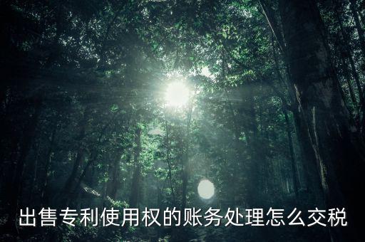 出售專(zhuān)利交什么稅，專(zhuān)利轉(zhuǎn)讓的稅費(fèi)怎么規(guī)定