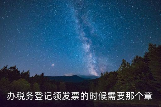 稅務(wù)局登記用什么章，去稅務(wù)局辦理了稅務(wù)登記 后發(fā)那種公章么