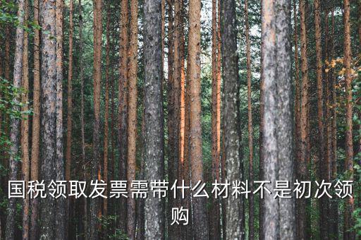 國(guó)稅領(lǐng)發(fā)票需要帶什么，去稅務(wù)局領(lǐng)發(fā)票需要帶什么資料去