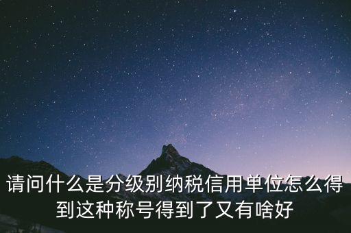什么是納稅信用等級，納稅信用等級null級是什么意思有什么影響嗎