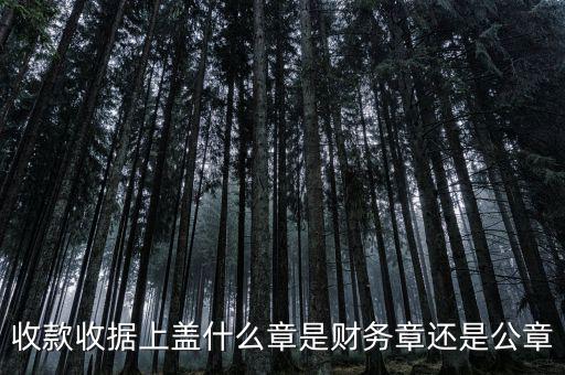 收據(jù)需要蓋什么章，開收據(jù)必須蓋章嗎蓋什么章需要交稅嗎