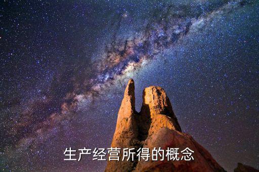 個(gè)人生產(chǎn)經(jīng)營(yíng)所得c表是什么意思，生產(chǎn)經(jīng)營(yíng)所得的概念