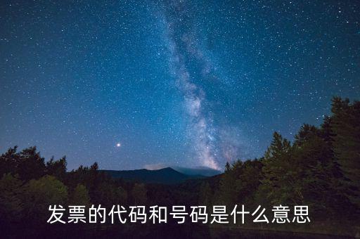 發(fā)票信息代碼是什么，發(fā)票紙質(zhì)代碼是什么意識