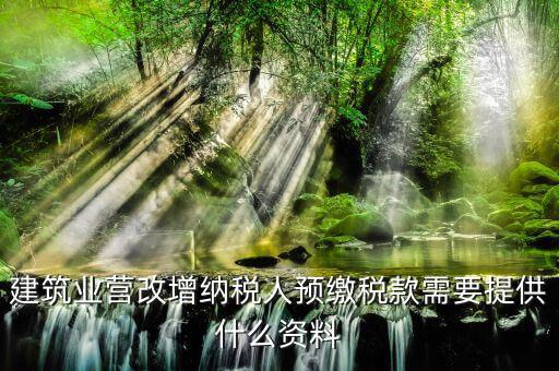 預繳增值稅要什么資料，在外地有個工程想用人工費發(fā)票增值稅來抵預交稅款的增值稅需