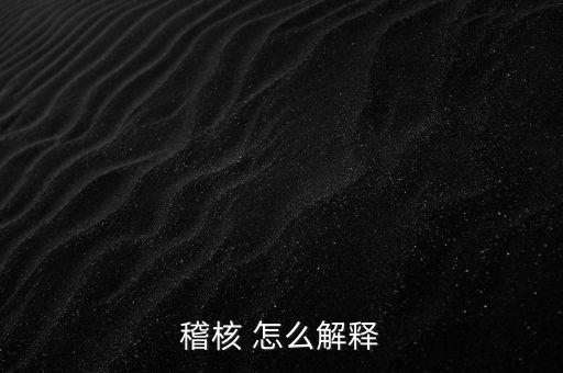 發(fā)票稽核補(bǔ)稅什么意思，稽核 怎么解釋