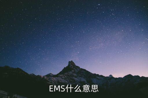 國稅寄ems一般是什么意思，請問郵寄EMS是什么意思