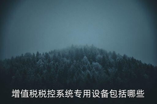 稅控系統(tǒng)專用設備是什么，增值稅防偽稅控系統(tǒng)使用的設備哪些可以抵扣