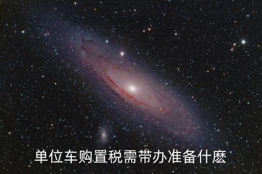 單位車輛購置稅需要什么材料，新車?yán)U納購置稅需要帶什么