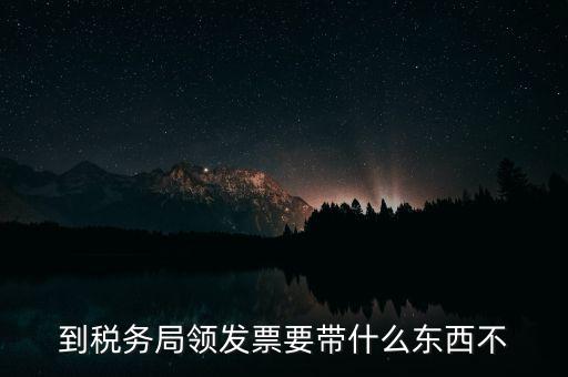 自助領(lǐng)發(fā)票需要什么資料，去稅務(wù)局領(lǐng)發(fā)票需要帶什么資料去
