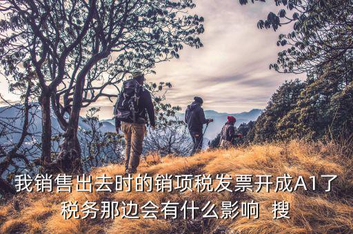 我銷(xiāo)售出去時(shí)的銷(xiāo)項(xiàng)稅發(fā)票開(kāi)成A1了稅務(wù)那邊會(huì)有什么影響  搜