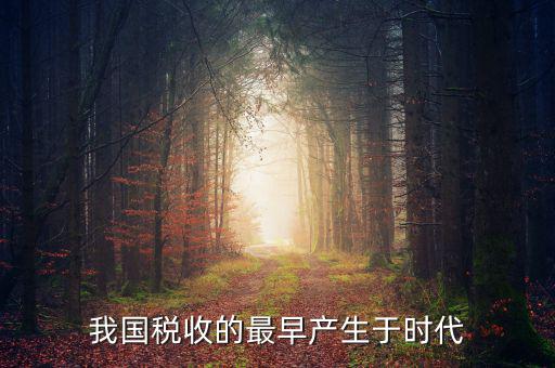 中國稅收的最早形式是什么，我國稅收最早產(chǎn)于哪個時代