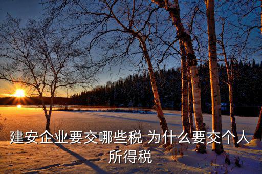 工程為什么要繳納個(gè)稅，去稅務(wù)局開(kāi)工程發(fā)票時(shí)為什么要交個(gè)人所得稅