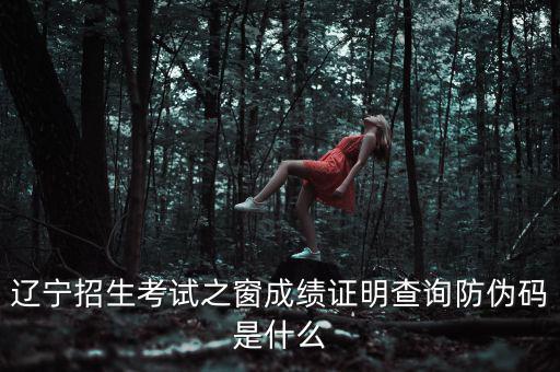成績證明查詢的防偽碼是什么，遼寧成人高考成績查詢的防偽碼是多少