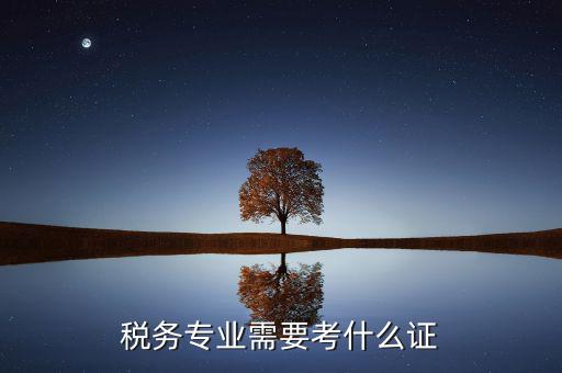 稅務(wù)專業(yè)可以考什么證，稅務(wù)專業(yè)要考哪些證對(duì)于從業(yè)有好處 謝謝