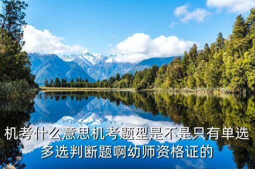 地稅局考機(jī)試是什么意思，機(jī)考什么意思機(jī)考題型是不是只有單選多選判斷題啊幼師資格證的