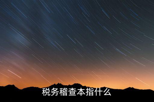 什么是稅務稽查協(xié)查，稅務稽查本指什么