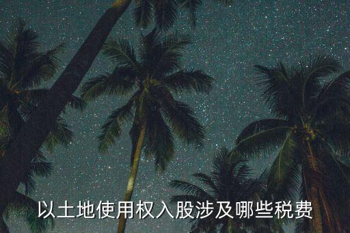 土地使用權(quán)要交什么稅，土地使用稅按什么交