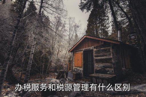 什么是辦稅服務廳，辦稅服務和稅源管理有什么區(qū)別